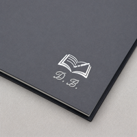 Paris at Midnight Basalt premium notebook, Italian-finished cover, handcrafted by The Notebook Company — view 10