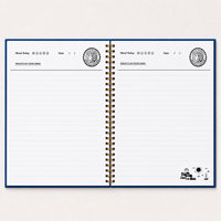 Paris at Midnight Lapis Lazuli premium notebook, Italian-finished cover, handcrafted by The Notebook Company — view 4