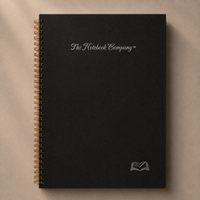 Paris at Midnight Pearl Noir premium notebook, Italian-finished cover, handcrafted by The Notebook Company