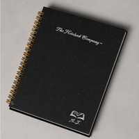 Paris at Midnight Pearl Noir premium notebook, Italian-finished cover, handcrafted by The Notebook Company — view 11