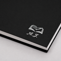 Paris at Midnight Pearl Noir premium notebook, Italian-finished cover, handcrafted by The Notebook Company — view 10