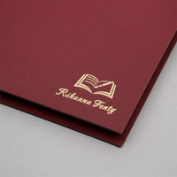Paris at Midnight Rouge premium notebook, Italian-finished cover, handcrafted by The Notebook Company — view 8