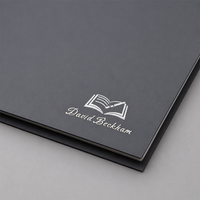 Paris at Midnight Basalt premium notebook, Italian-finished cover, handcrafted by The Notebook Company — view 8