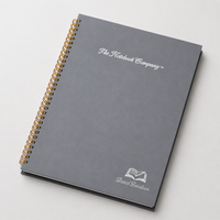 Paris at Midnight Basalt premium notebook, Italian-finished cover, handcrafted by The Notebook Company — view 9