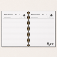 Paris at Midnight Basalt premium notebook, Italian-finished cover, handcrafted by The Notebook Company — view 3
