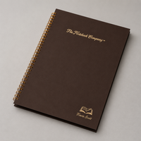 Paris at Midnight Cocoa premium notebook, Italian-finished cover, handcrafted by The Notebook Company — view 9