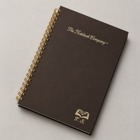 Paris at Midnight Cocoa premium notebook, Italian-finished cover, handcrafted by The Notebook Company — view 11