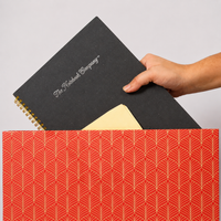 Paris at Midnight Pearl Noir premium notebook, Italian-finished cover, handcrafted by The Notebook Company — view 5