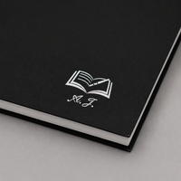 Paris at Midnight Pearl Noir premium notebook, Italian-finished cover, handcrafted by The Notebook Company — view 8