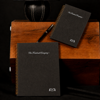 Paris at Midnight Pearl Noir premium notebook, Italian-finished cover, handcrafted by The Notebook Company — view 2