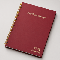 Paris at Midnight Rouge premium notebook, Italian-finished cover, handcrafted by The Notebook Company — view 9