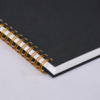 Paris at Midnight Pearl Noir premium notebook, Italian-finished cover, handcrafted by The Notebook Company — view 1