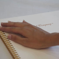 Mediterranean Summer Pearl Blanc notebook video 3